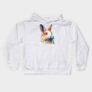 Rabbit Bunny Animal Freedom World Wildlife Wonder Abstract Kids Hoodie